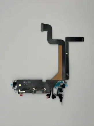 Conector de carga iPhone 14 Pro Max prateado